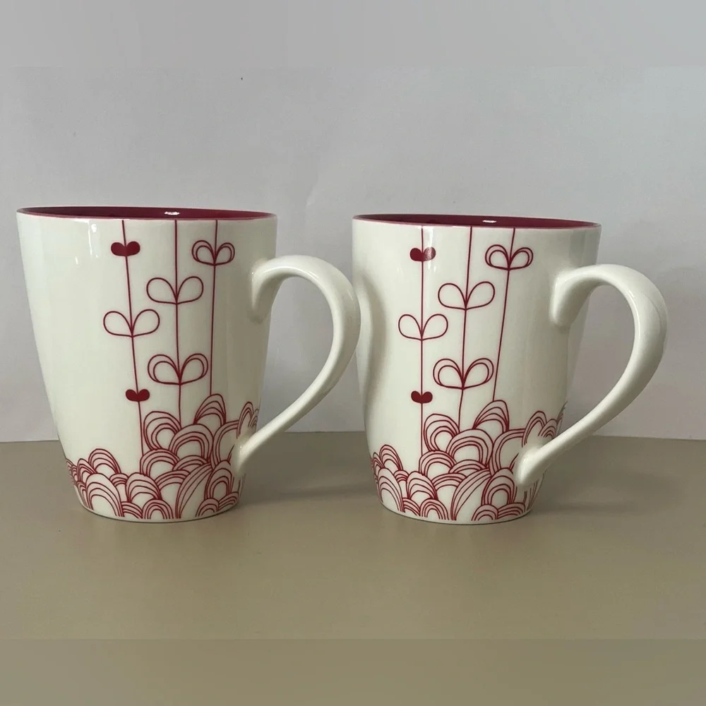 Starbucks Valentine's Hearts Coffee Mugs